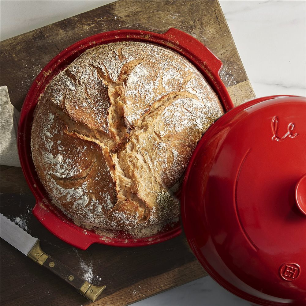 Taglia pane faggio/inox 25 cm con raccolgi briciole - Tom Press