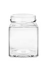 Vaso vetro quadrato 314 ml da capsula 66 mm con bordo alto (24 pz.)