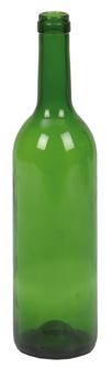 Bottiglie da vino verde scuro 75 cl (12 pz.)