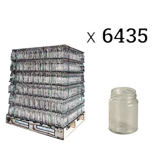 Bancale 6435 vasetti vetro cilindrici da 106 ml