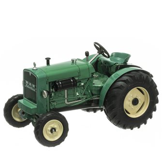 MAN AS 325 A jouet tracteur mécanique miniature 1:25 en tôle de fer blanc fabriqué en Europe